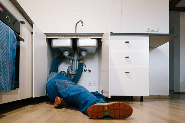 Professional Drain Cleaning technician working in Hickory, NC